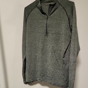 Lululemon Athletica Metal Vent Green Zip Up Sweater